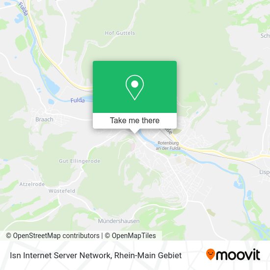 Isn Internet Server Network map