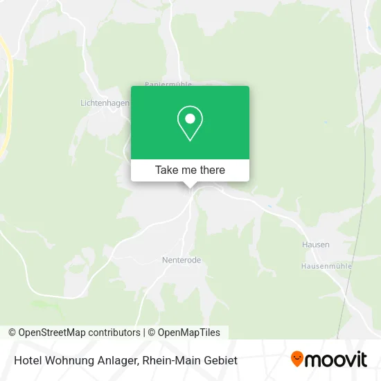 Карта Hotel Wohnung Anlager