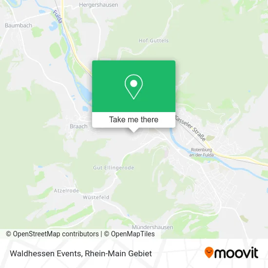 Карта Waldhessen Events