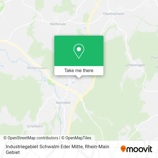 Карта Industriegebiet Schwalm Eder Mitte