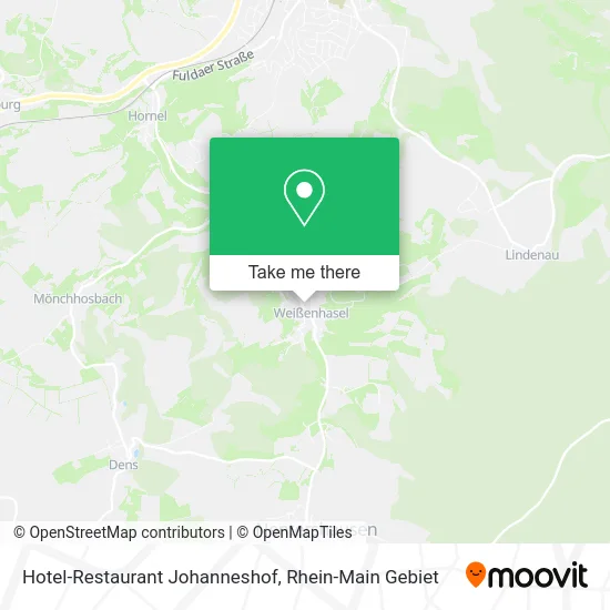 Карта Hotel-Restaurant Johanneshof