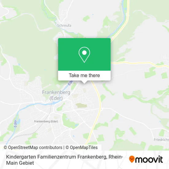 Kindergarten Familienzentrum Frankenberg map