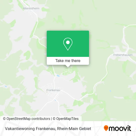 Карта Vakantiewoning Frankenau