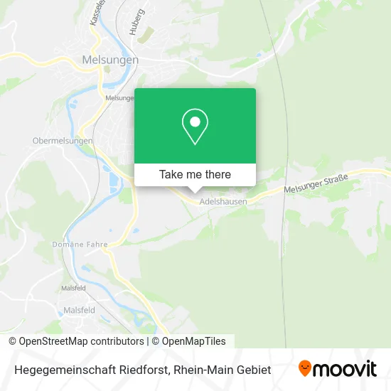 Hegegemeinschaft Riedforst map