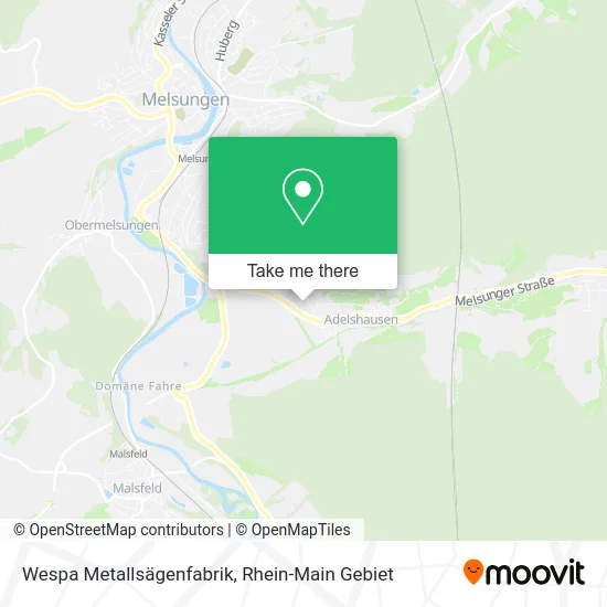 Карта Wespa Metallsägenfabrik