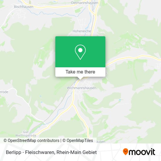 Карта Berlipp - Fleischwaren