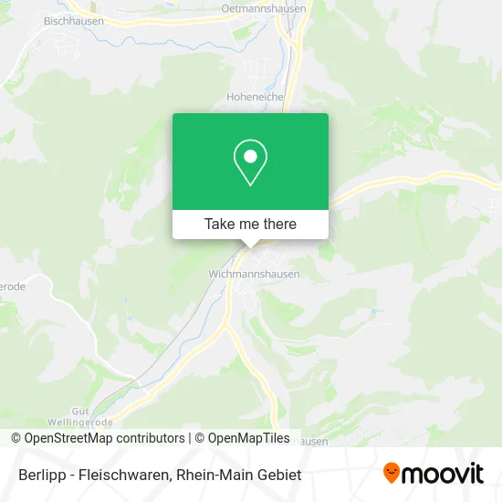 Карта Berlipp - Fleischwaren