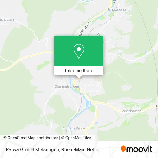 Raiwa GmbH Melsungen map
