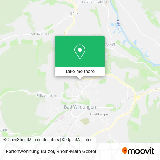 Карта Ferienwohnung Balzer