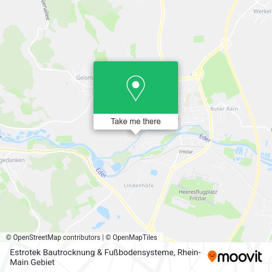 Карта Estrotek Bautrocknung & Fußbodensysteme