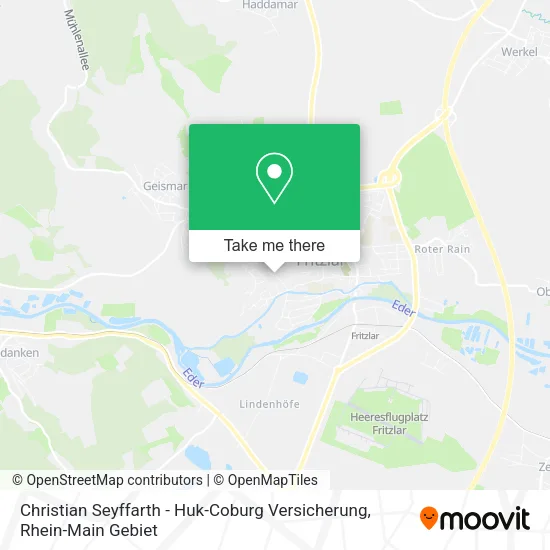 Карта Christian Seyffarth - Huk-Coburg Versicherung