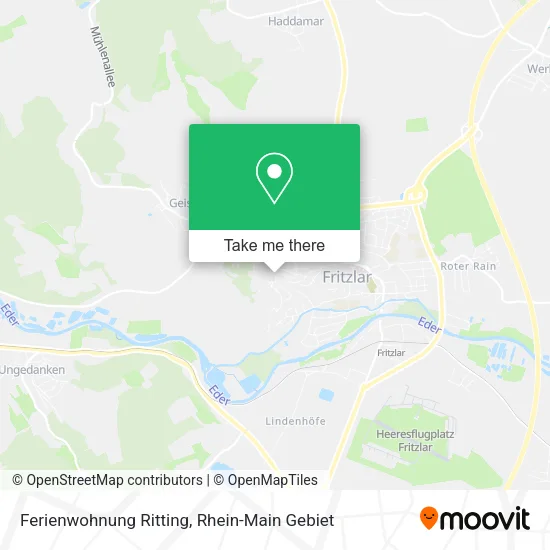Карта Ferienwohnung Ritting