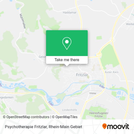 Карта Psychotherapie Fritzlar