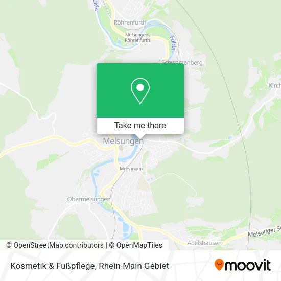 Карта Kosmetik & Fußpflege