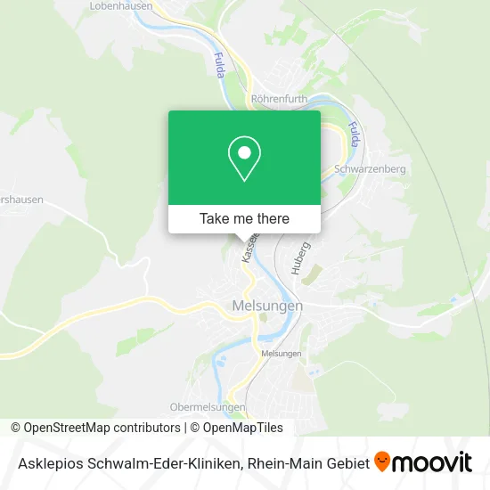 Карта Asklepios Schwalm-Eder-Kliniken