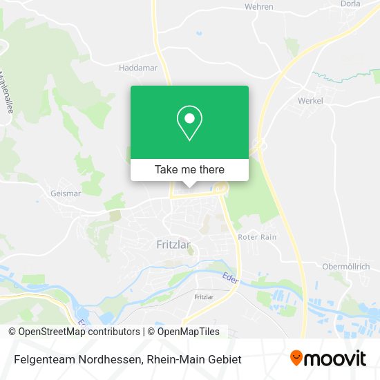 Карта Felgenteam Nordhessen