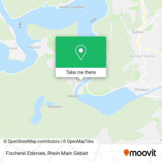 Карта Fischerei Edersee