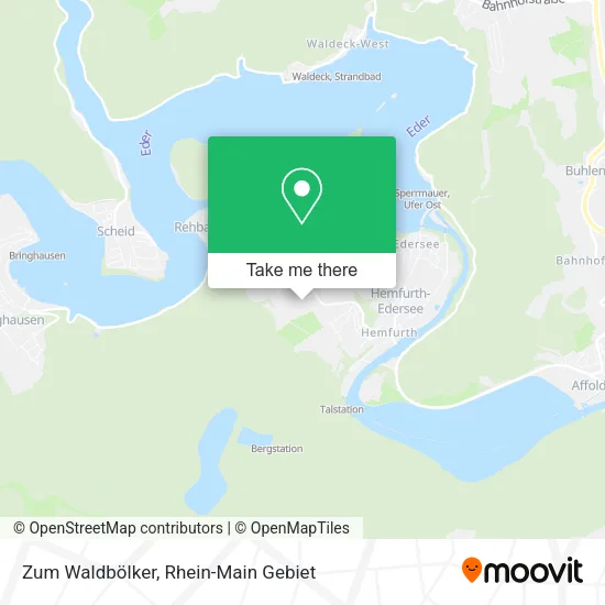 Карта Zum Waldbölker