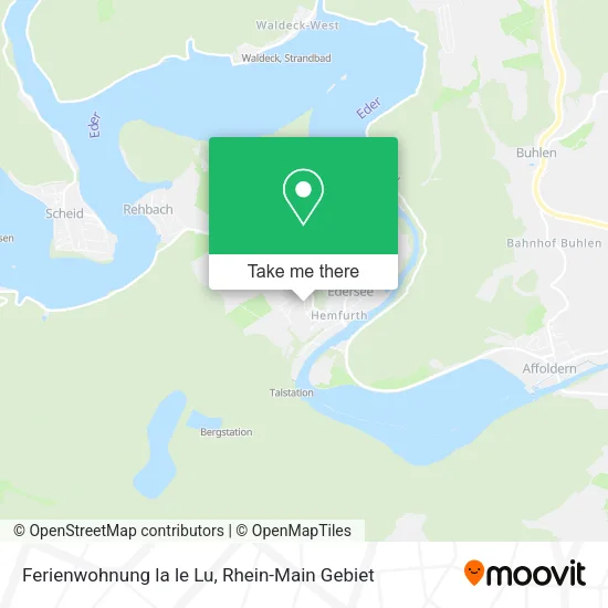 Карта Ferienwohnung la le Lu