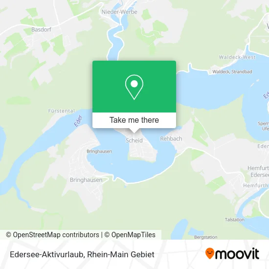 Карта Edersee-Aktivurlaub