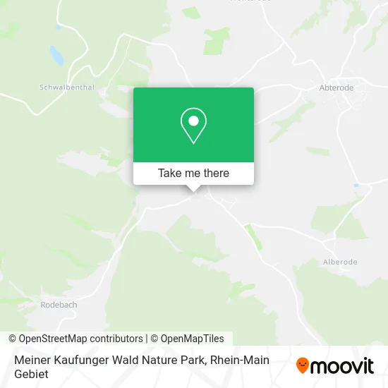 Карта Meiner Kaufunger Wald Nature Park