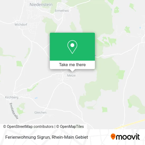 Карта Ferienwohnung Sigrun