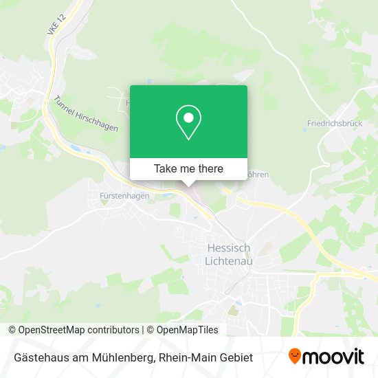Карта Gästehaus am Mühlenberg