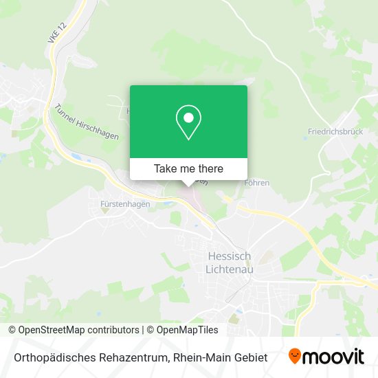 Карта Orthopädisches Rehazentrum