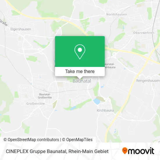 Карта CINEPLEX Gruppe Baunatal