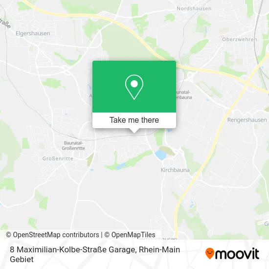Карта 8 Maximilian-Kolbe-Straße Garage