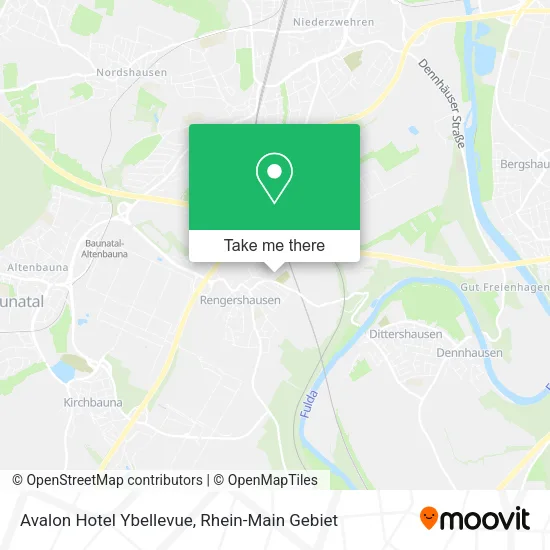 Карта Avalon Hotel Ybellevue