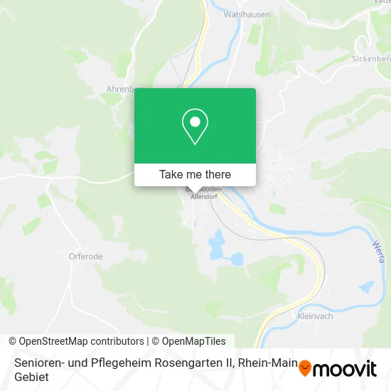 Карта Senioren- und Pflegeheim Rosengarten II