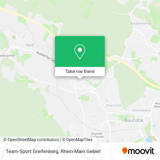 Карта Team-Sport Greifenberg