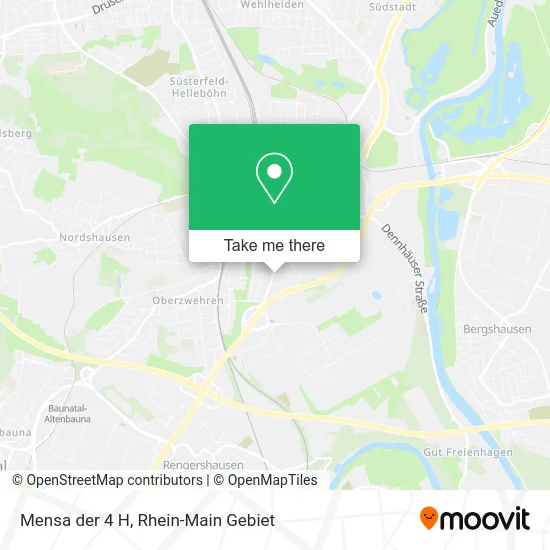 Карта Mensa der 4 H