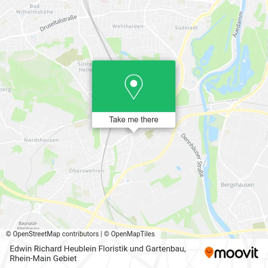 Карта Edwin Richard Heublein Floristik und Gartenbau