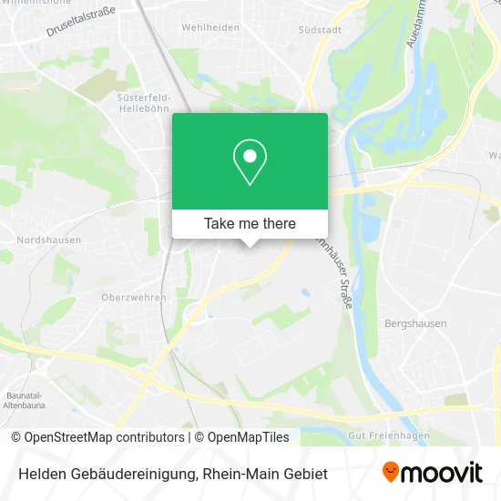 Карта Helden Gebäudereinigung