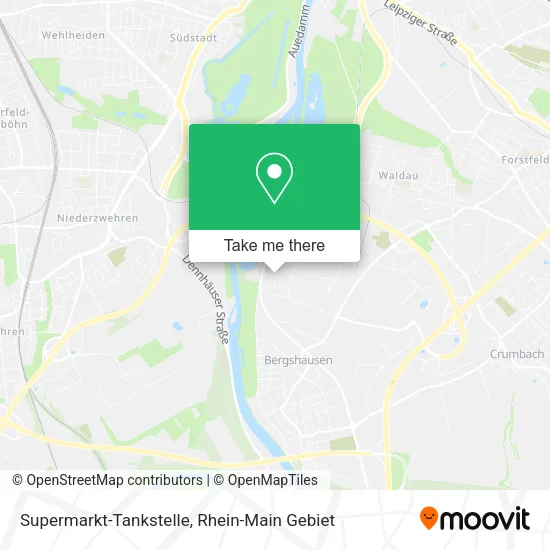 Карта Supermarkt-Tankstelle
