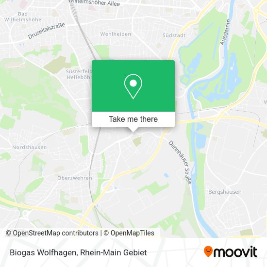 Карта Biogas Wolfhagen