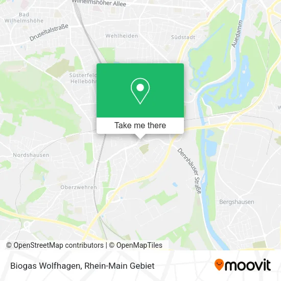 Карта Biogas Wolfhagen