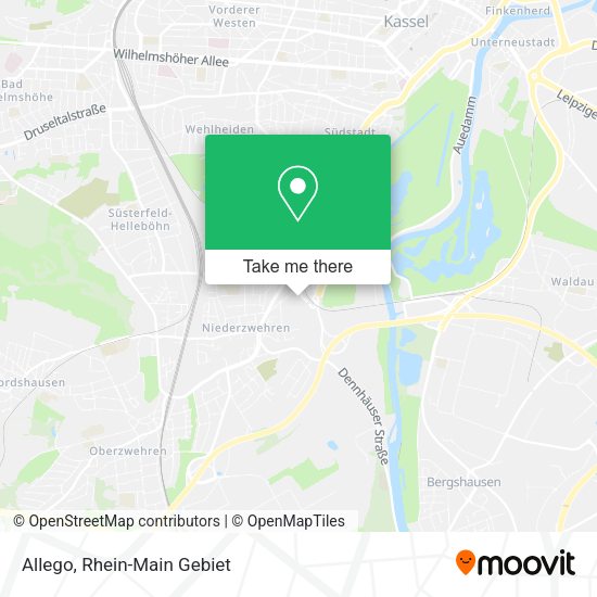 Карта Allego