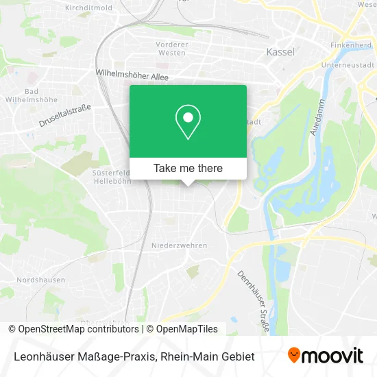 Карта Leonhäuser Maßage-Praxis