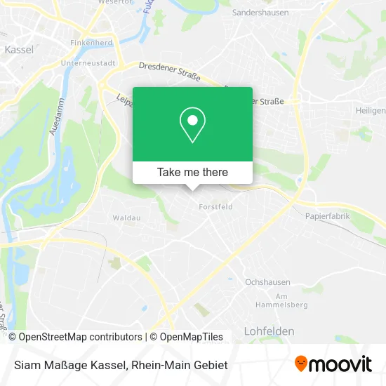Карта Siam Maßage Kassel