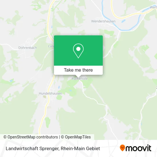 Карта Landwirtschaft Sprenger