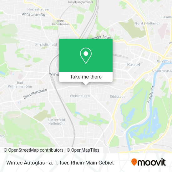 Карта Wintec Autoglas - a. T. Iser