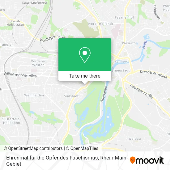 Карта Ehrenmal für die Opfer des Faschismus