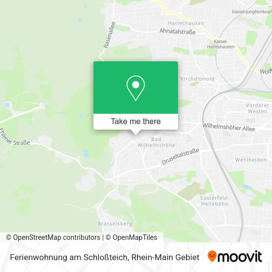 Карта Ferienwohnung am Schloßteich
