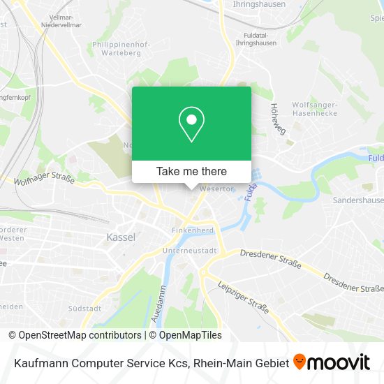 Карта Kaufmann Computer Service Kcs