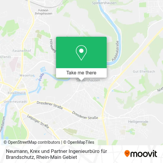 Карта Neumann, Krex und Partner Ingenieurbüro für Brandschutz