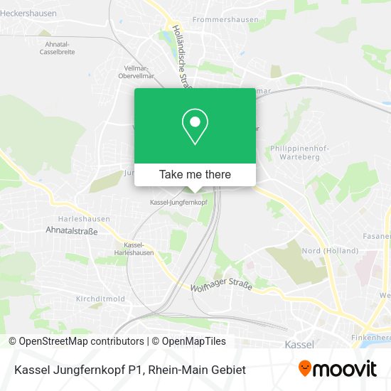 Карта Kassel Jungfernkopf P1