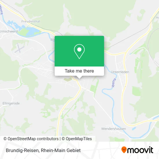 Карта Brundig-Reisen